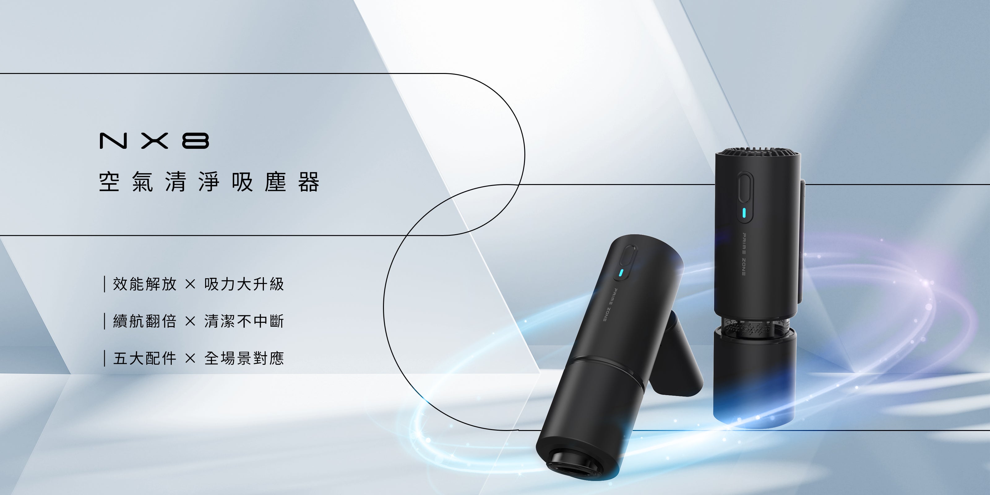 Prime zone】NX8 空氣清淨吸塵器